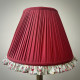 Rosso Red Rose Floral Ruffled Bottom Lampshade Rosso Red Rose Floral Ruffled Bottom Lampshade