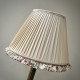 Cream Rose Floral Ruffled Bottom Tapered Empire Lampshade Cream Rose Floral Ruffled Bottom Tapered Empire Lampshade