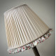 Cream Rose Floral Ruffled Bottom Tapered Empire Lampshade Cream Rose Floral Ruffled Bottom Tapered Empire Lampshade
