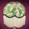 Cream Tropical Palm Leaf Fabric Dome Fabric Lampshade
