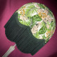 Cream and Green Tropical Palm Leaf Dome Lampshade Cream and Green Tropical Palm Leaf Dome Lampshade