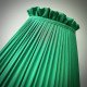 Emerald Green Ruffled Fabric Lampshade