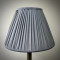 Flint Grey Gathered Fabric Lampshade