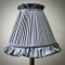 Flint Grey Ruffled Fabric Lampshade