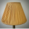 Gold Gathered Fabric Lampshade