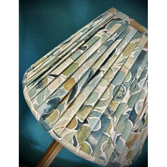 Porter and Stone Mardi Gras Pleated Fabric Lampshade