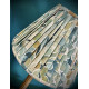 Porter and Stone Mardi Gras Pleated Fabric Lampshade