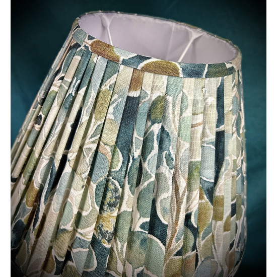 Porter and Stone Mardi Gras Pleated Fabric Lampshade