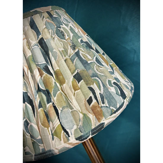 Porter and Stone Mardi Gras Pleated Fabric Lampshade