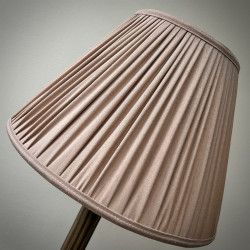 Mushroom Beige Gathered Fabric Lampshade Mushroom Beige Gathered Fabric Lampshade
