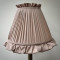 Mushroom Beige Ruffled Fabric Lampshade