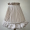 Oyster Ruffled Fabric Lampshade