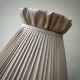Oyster Ruffled Top Fabric Lampshade