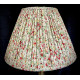 Rose Floral Gathered Fabric Lampshade