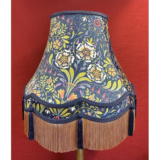 William Morris Molly Blue Double Lampshade
