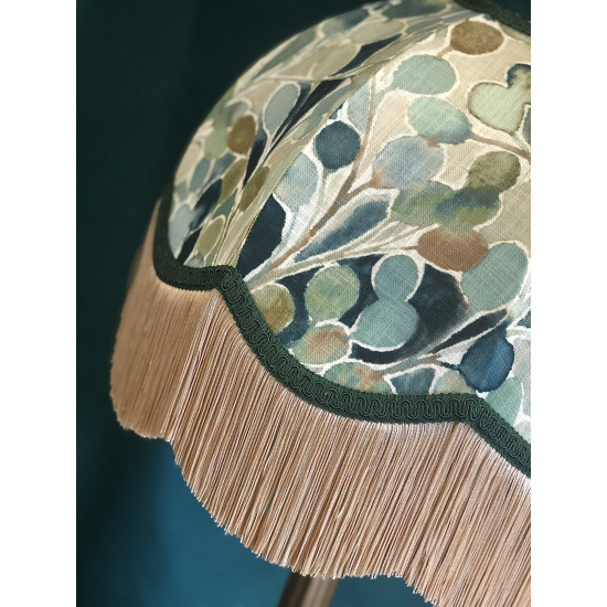 Porter and Stone Mardi Gras Green Dome Lampshade