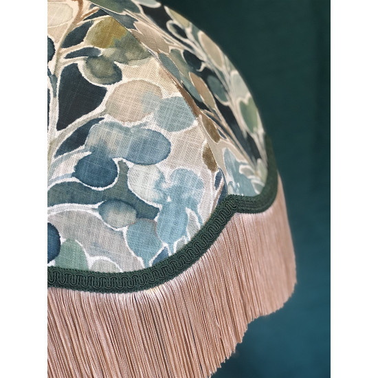 Porter and Stone Mardi Gras Green Dome Lampshade