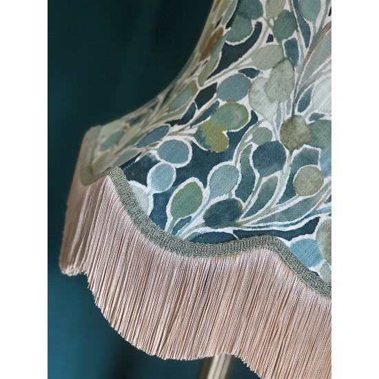 Porter and Stone Mardi Gras Sage Lampshade