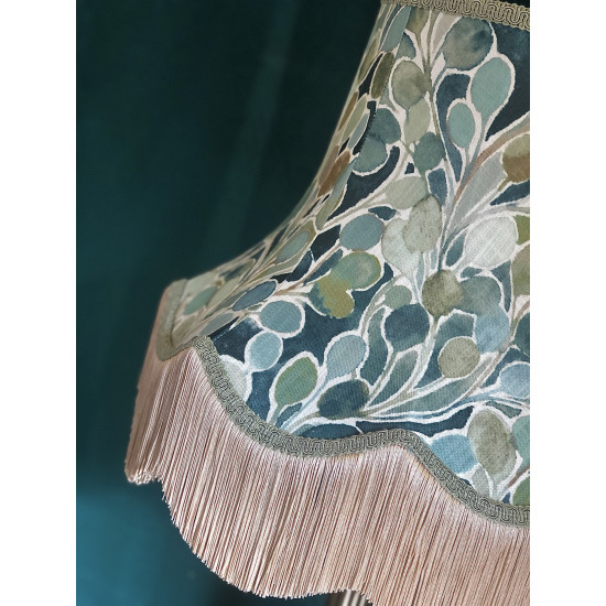 Porter and Stone Mardi Gras Sage Lampshade