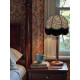 Beige Leopard Animal Print and Holly Green Dome Fabric Lampshades