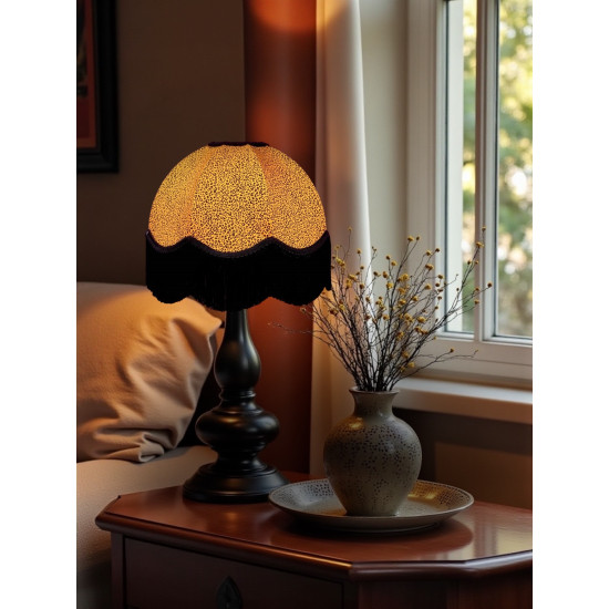 Gold Animal Print Dome Fabric Lampshades