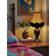 Gold Animal Print Fabric Lampshades
