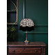 Grey Feather Print Dome Fabric Lampshades