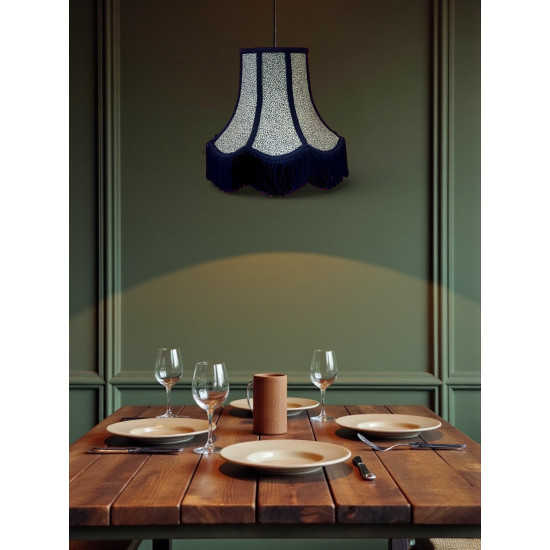 Khaki Green and Black Animal Print Fabric Lampshades