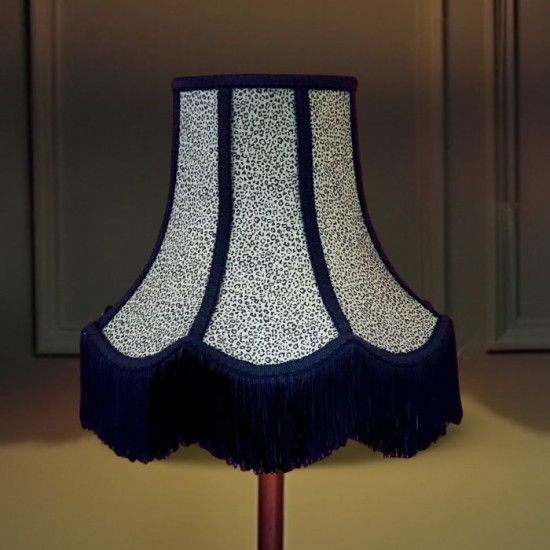 Khaki Green and Black Animal Print Fabric Lampshades