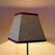 Khaki Green Animal Print and Black Trapezium Fabric Lampshades Khaki Green Animal Print and Black Trapezium Fabric Lampshades