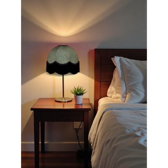 Khaki Green Animal Print Dome Fabric Lampshades