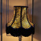 Leopard Animal Print and Black Fabric Lampshades