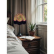 Leopard Animal Print and Fuchsia Dome Fabric Lampshades
