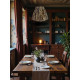 Leopard Animal Print Gathered Fabric Lampshade