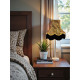 Leopard Animal Print and Gold Fabric Lampshades