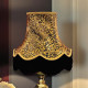 Leopard Animal Print and Gold Fabric Lampshades Leopard Animal Print and Gold Fabric Lampshades