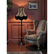 Lynx Animal Print and Black Fabric Lampshades