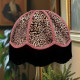 Lynx Animal Print and Pink Dome Fabric Lampshades Lynx Animal Print and Pink Dome Fabric Lampshades