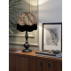 Lynx Animal Print Dome Fabric Lampshades