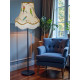 Parrots and Toucan Gold Fabric Lampshades