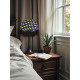 Worker Bee Navy Blue and Black Dome Fabric Lampshade