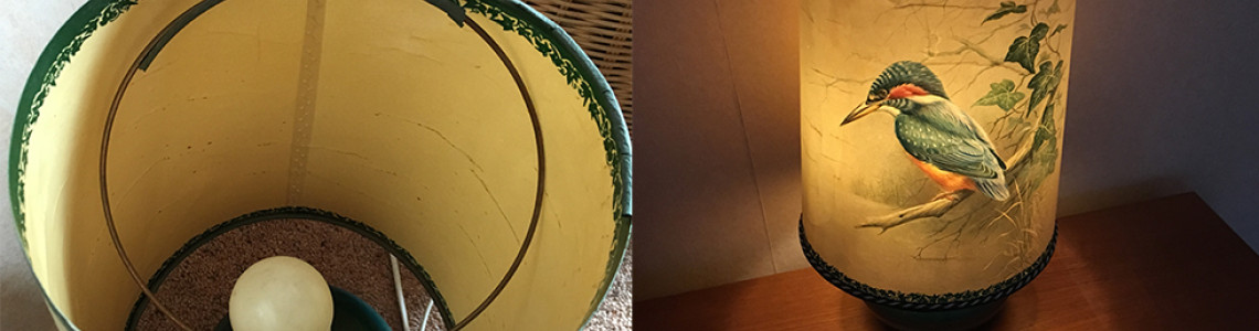 Kingfisher Lampshade Repair