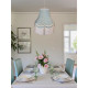 Duck Egg Brocade and Cream Gallery Lampshade