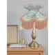 Duck Egg Brocade Cream and Gold Fabric Victorian Crown Top Lampshades