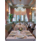 Duck Egg Brocade and Gold Fabric Victorian Crown Top Lampshades