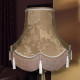 Harlequin Gold Brocade Fabric Scalloped Bottom Lampshades