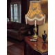 Harlequin Orange Spice Brocade Fabric Scalloped Bottom Lampshades