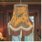 Harlequin Orange Spice Brocade Fabric Scalloped Bottom Lampshades