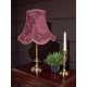 Wine Red Brocade Modern Fabric Lampshade
