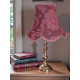 Wine Red Brocade Modern Fabric Lampshade